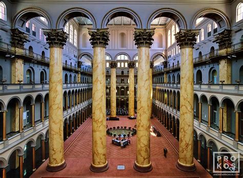 National Building Museum Interior - Architectural Photography - PROKOS