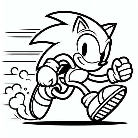 Desenhos Do Sonic Para Imprimir E Colorir