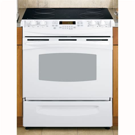 GE Profile Electric Slide In Range 30 in. PS900DPWW - Sears