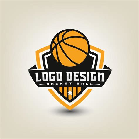 basketball logo design 10905673 Vector Art at Vecteezy