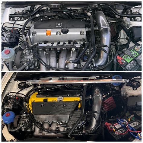 Engine bay Before and After : r/Acura_RSX