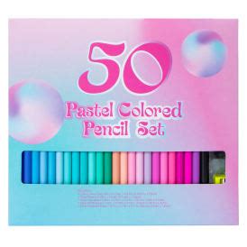 Pastel Colored Pencil Set 50-Piece | Five Below