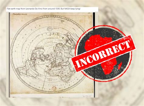 Leonardo da Vinci’s 1500 map of a flat Earth? No, polar projection ...