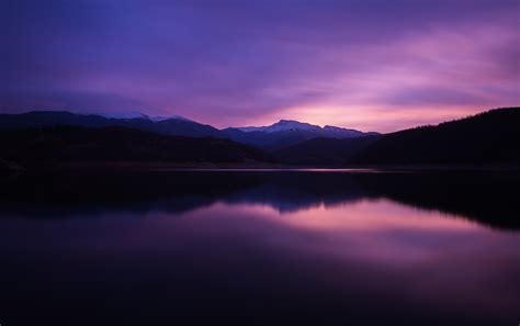 Mountain Lake Night Reflection 5k Wallpaper,HD Nature Wallpapers,4k ...