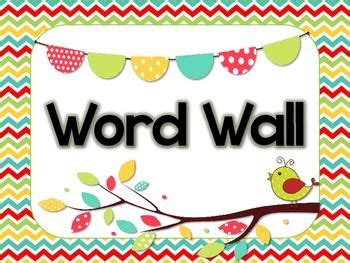 Word Wall header and Alphabet Cards | Word wall, Alphabet cards, Word ...