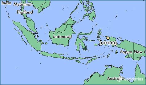 Where is Sorong, Indonesia? / Sorong, West Papua Map - WorldAtlas.com