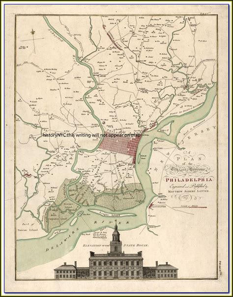 Map Of Historic Philadelphia Pa - map : Resume Examples #emVKwPeVrX