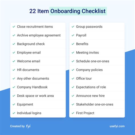 The 22 Item Onboarding Checklist to Get Great Work From New Employees