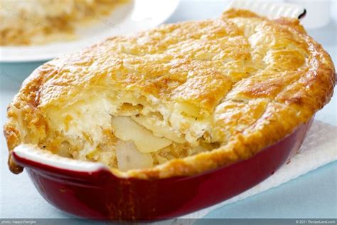 Cheese Onion Leek and Potato Pie Recipe