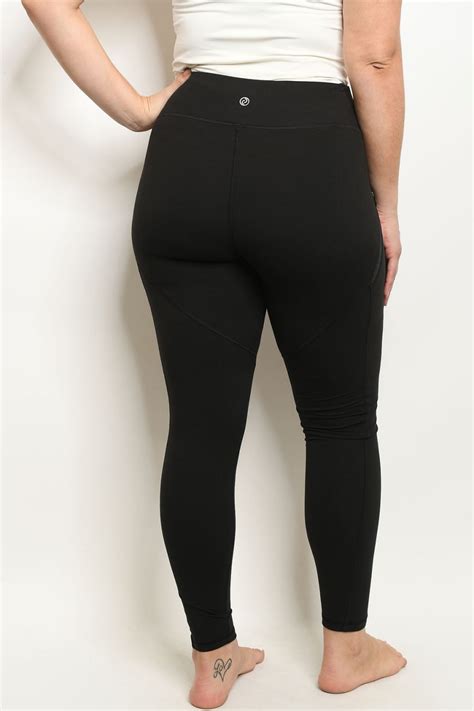 YOGA PANTS LEGGINGS WITH 2 SIDE POCKETS (PLUS SIZE) – Kute Classics ...