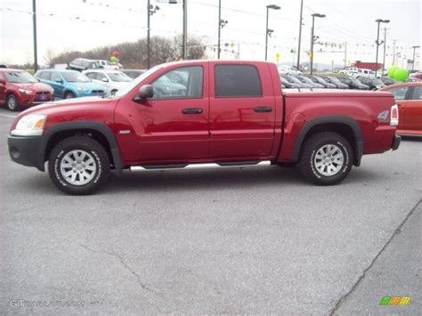 Lava Red 2006 Mitsubishi Raider DuroCross Double Cab 4x4 Exterior Photo ...