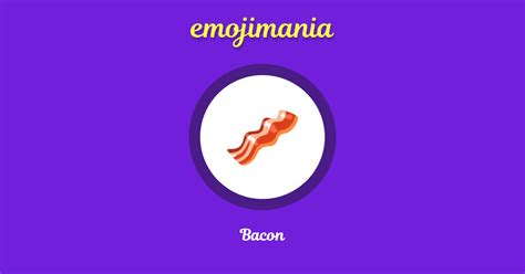 🥓 Bacon emoji Copy & Paste - Emojimania