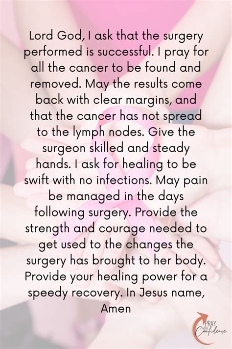 8 Healing Prayers for Breast Cancer Healing [for Patients & Survivors ...