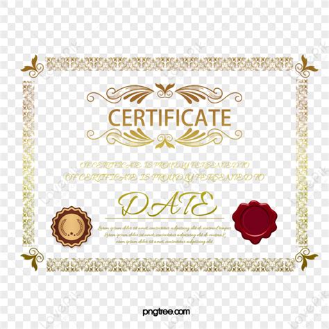 Free Blank Certificate Border Templates