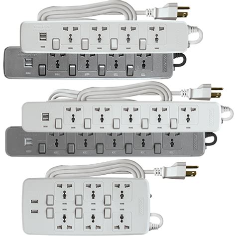 Power Extension Cord Individual Switches & 2 USB Ports - Firefly ...