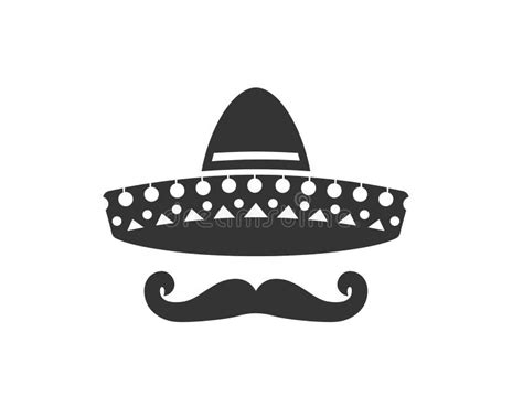 Sombrero Clip Art Black And White