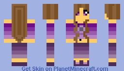 Purple Girl Minecraft Skin