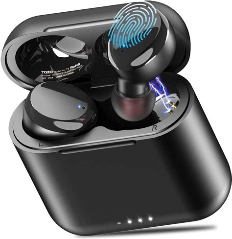 TOZO T6 True Wireless Earbuds Bluetooth Headphones Touch Control with ...