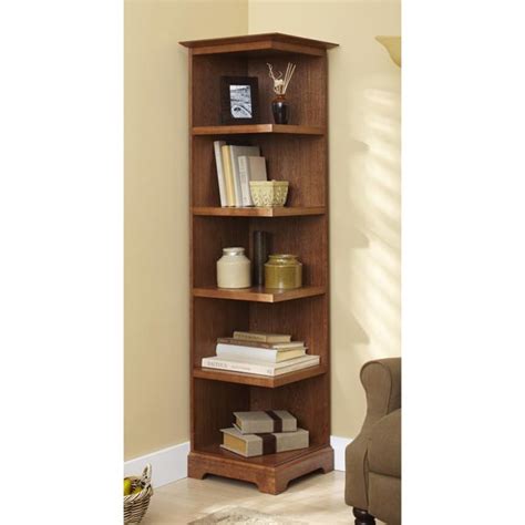 Corner Bookcase Woodworking Plan from WOOD Magazine