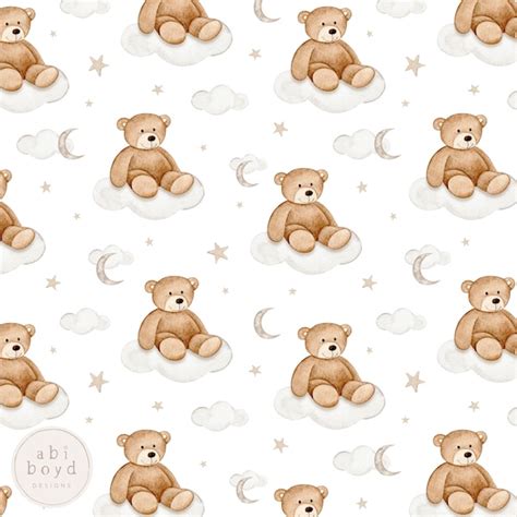 Teddy Bear Fabric - Etsy