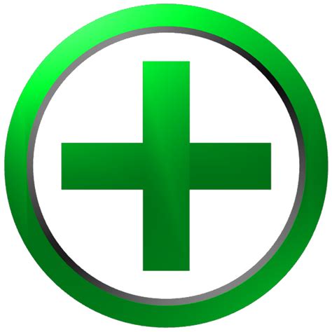 Positive sign Icon Outline. Green Plus 3D Sign Illustration. 8506361 PNG