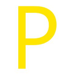 Yellow Letter P Logo - LogoDix