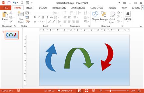 Make-curved-arrows-in-PowerPoint-2013.png - SlideModel