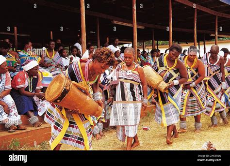 This photo shows the Venda at a traditional dance festival in the ...