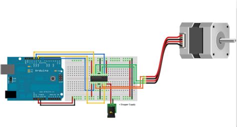 Stepper Motor Interfacing - Arduino tutorial - Circuit diagram, Code ...