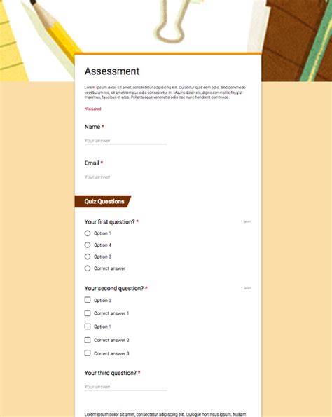 5 Excellent Google Forms Templates for Teachers | Educational ...