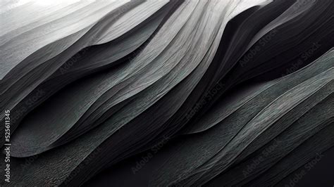 Black textures wallpaper. Abstract 4k background silk, smooth, waves ...