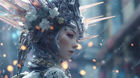 Premium AI Image | Fantasy girl digital art illustration