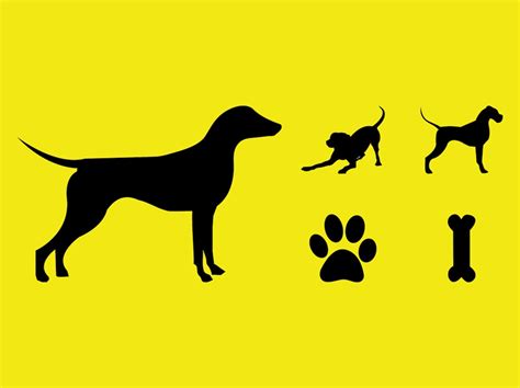 Dog Bone Silhouette - ClipArt Best