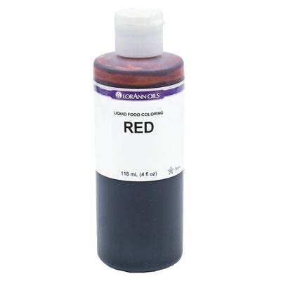 Red Liquid Food Color - Liquid Food Coloring - 4 oz, 1 Gallon – Fun ...