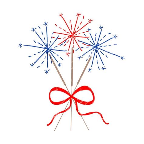 Clipart 4th Of July Fireworks