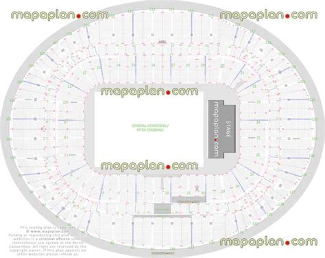 Arsenal Emirates Stadium seat & row numbers detailed seating chart ...