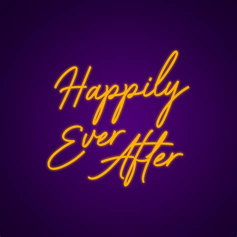 Happily Ever After Neon Sign | Custom Neon Sign | Neonize