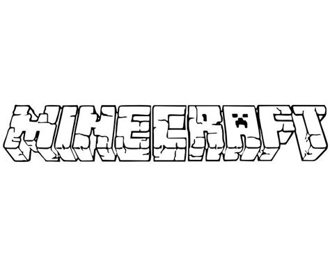 Minecraft Logo Coloring Pages & coloring book. 6000+ coloring pages.