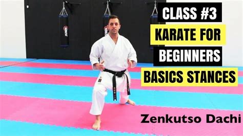 Martial Arts for Beginners – Lesson 1 Karate Kid Stances - YouTube ...