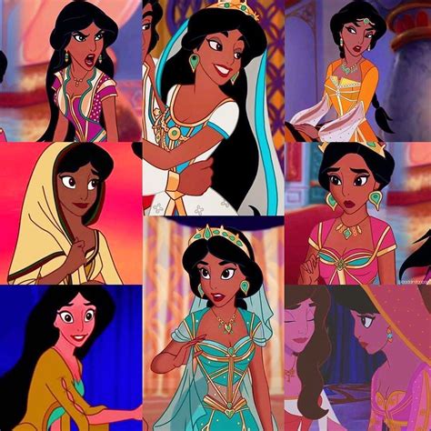 Disney Remake on Instagram: "🕌 1992 Jasmine in her 2019 Outfits ...