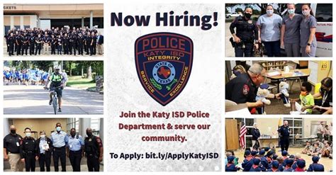 The Katy ISD Police Department is now Hiring!