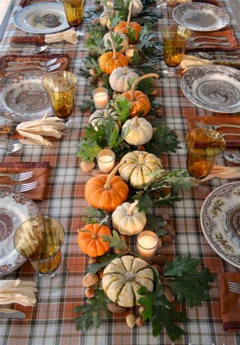 30 Elegant Table Decorations for Thanksgiving – Home, Family, Style and ...