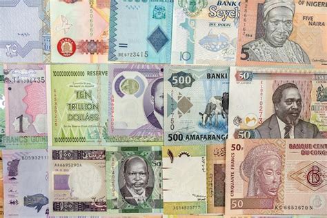 Premium Photo | Closeup of African currency of various colors shapes ...