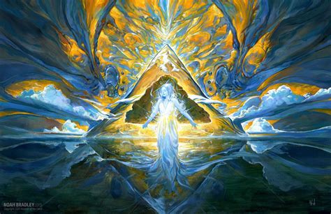 Song of Creation MtG Art from Ikoria Set by Noah Bradley - Art of Magic ...