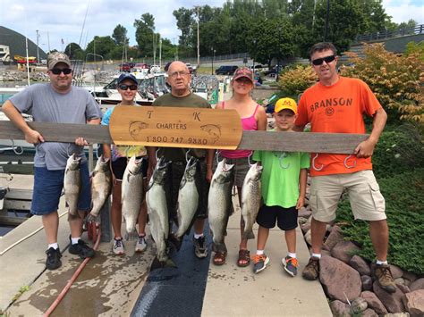 Lake Ontario Fishing Charter 08/15/2016 - TK Charters