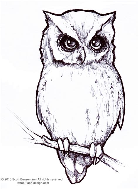 Owl Outline - Cliparts.co