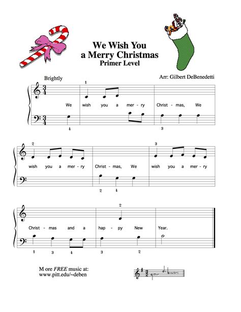 Free Printable Piano Christmas Music All The Titles You Love In One ...