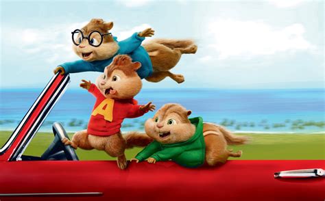 the road chip, movie, alvin and the chipmunks, cute, fantasy, green ...