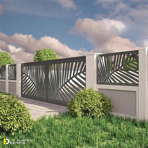 30 Modern Fence Design Ideas - Engineering Discoveries