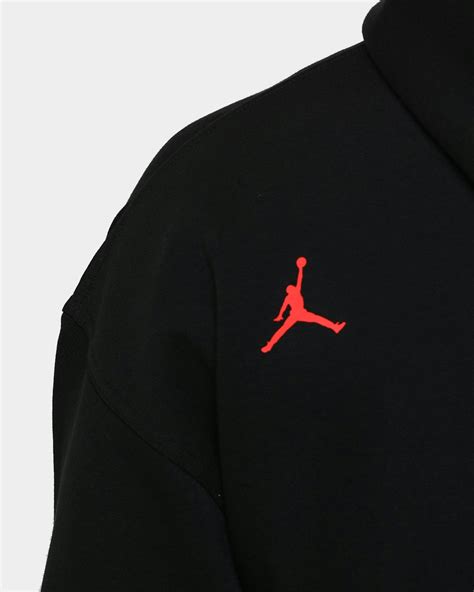 Jordan 23 Engineered Hoodie Black/Red | Culture Kings